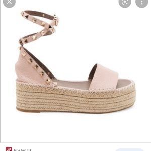 Light Pink Valentino Espadrilles